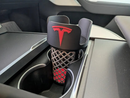 Tesla Büyük Şişe Bardaklık Adaptörü – Model Y Juniper İçecek Tutucu