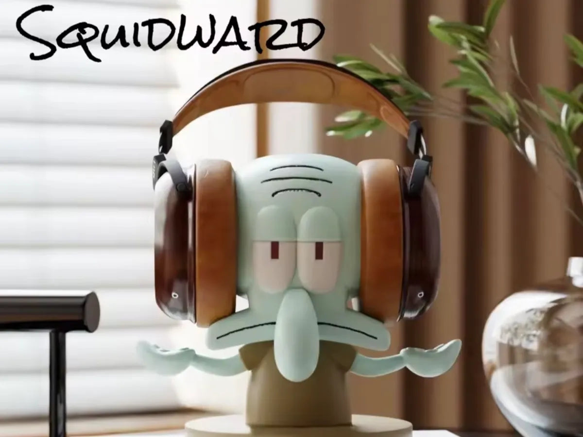 Squidward Headphone Holder – Squidward Kulaklık Standı | Dekoratif Masaüstü Kulaklık Askılığı