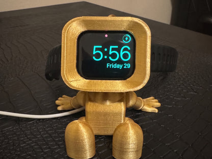Apple Watch Mini Robot Charger – Sevimli Robot Tasarımlı Apple Watch Şarj Standı