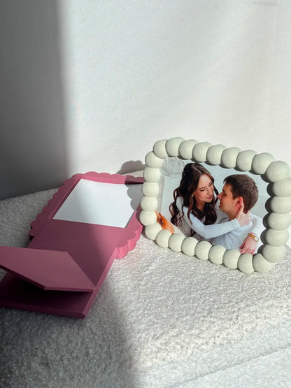 Bubble Frame 10×15 cm – Masaüstü ve Duvar Tipi Fotoğraf Çerçevesi