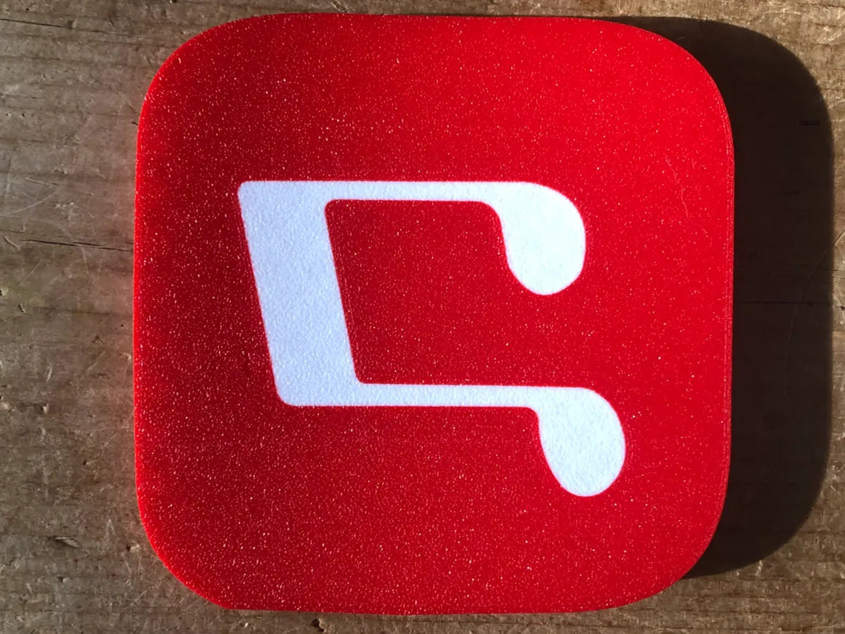Apple Music İkonu – Dekoratif Masaüstü ve Duvar Süsü