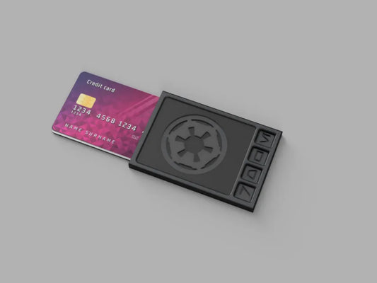 Star Wars Imperial Credits Kartlık | İmparatorluk Kredisi Temalı Kart Cüzdanı 3D Baskı Modeli