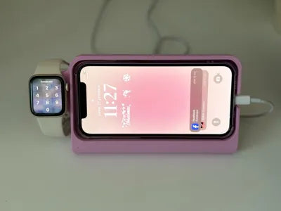 iPhone Dock with Apple Watch Charger – iPhone ve Apple Watch İçin Şık Masaüstü Şarj Standı
