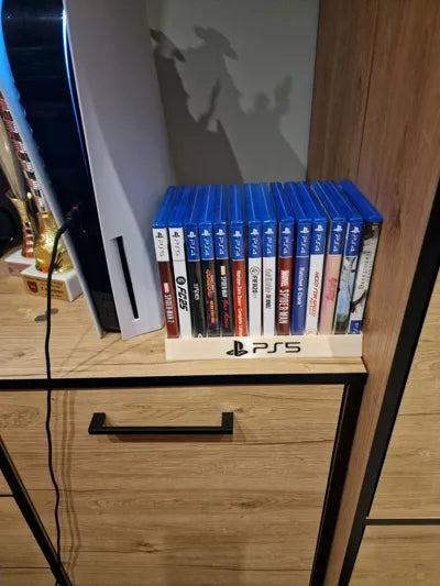 PS5 Oyun Kutusu Standı XL – 18 Oyun Kapasiteli PlayStation 5 Game Holder