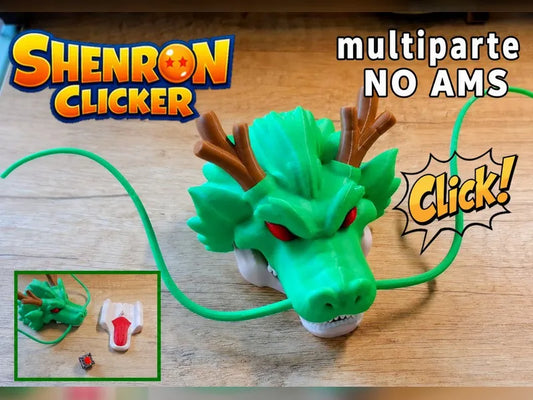 Shenron Ejderhası Clicker – Dekoratif Masaüstü Oyuncağı