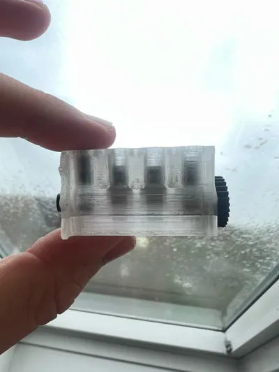 3D Baskı Mini Sıralı 4 Silindir Motor Modeli | Hareketli Pistonlu Mekanik Motor Maketi | Eğitim ve Masaüstü Dekoru