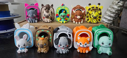 Pocket Pals – Zürafa Çanta Süsü | Kawaii Mini Figür Taşıyıcı
