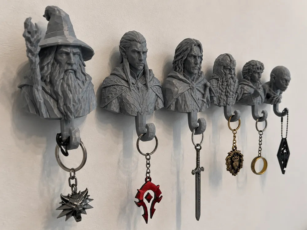 The Lord Of The Hooks – Dekoratif Duvar Askılıkları Seti