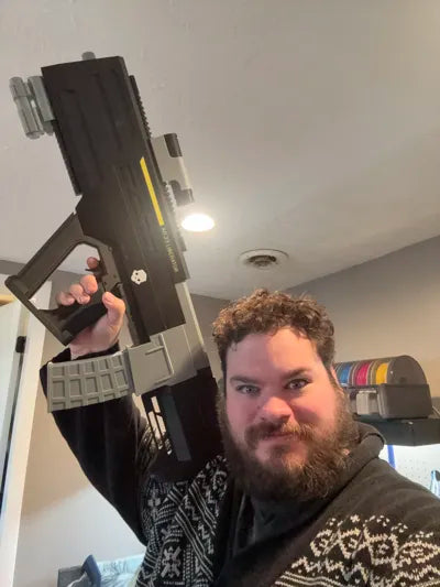 AR-23 Liberator Esintili Cosplay Propu | 3D Baskı Bilim Kurgu Koleksiyon Modeli