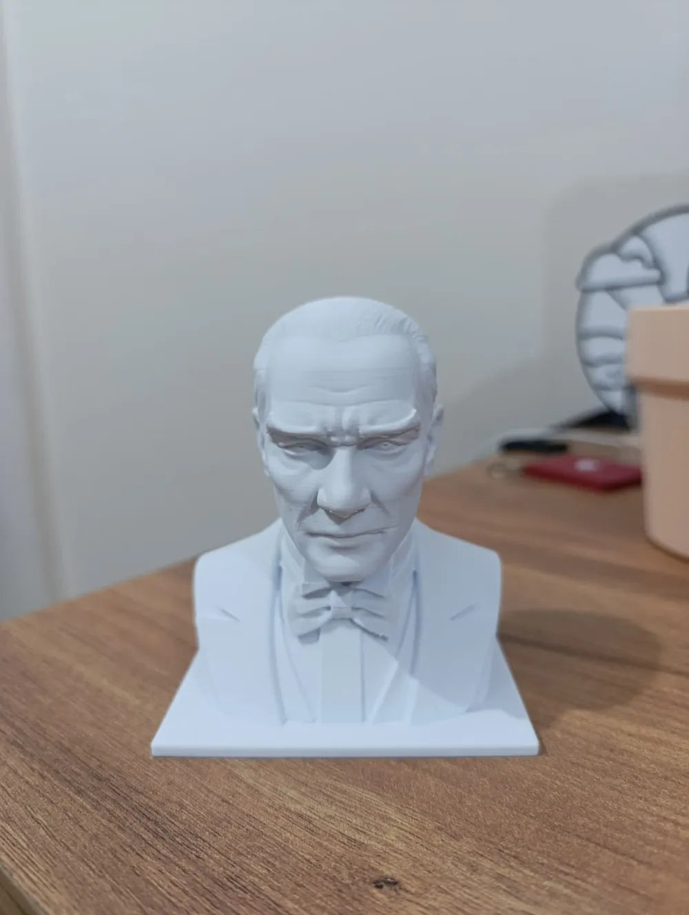 Atatürk Büstü – Dekoratif 3D Baskı Mustafa Kemal Atatürk Heykeli