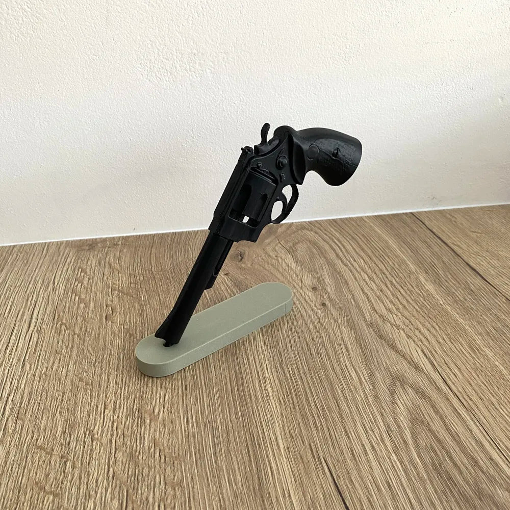 Vintage .44 Magnum Esintili Dekoratif Revolver Replikası | 3D Baskı Koleksiyon Modeli