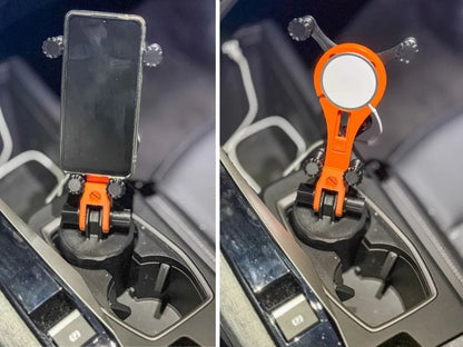 Ayarlanabilir MagSafe Araç Telefon Tutucu – Bardaklık Uyumlu Telefon Standı