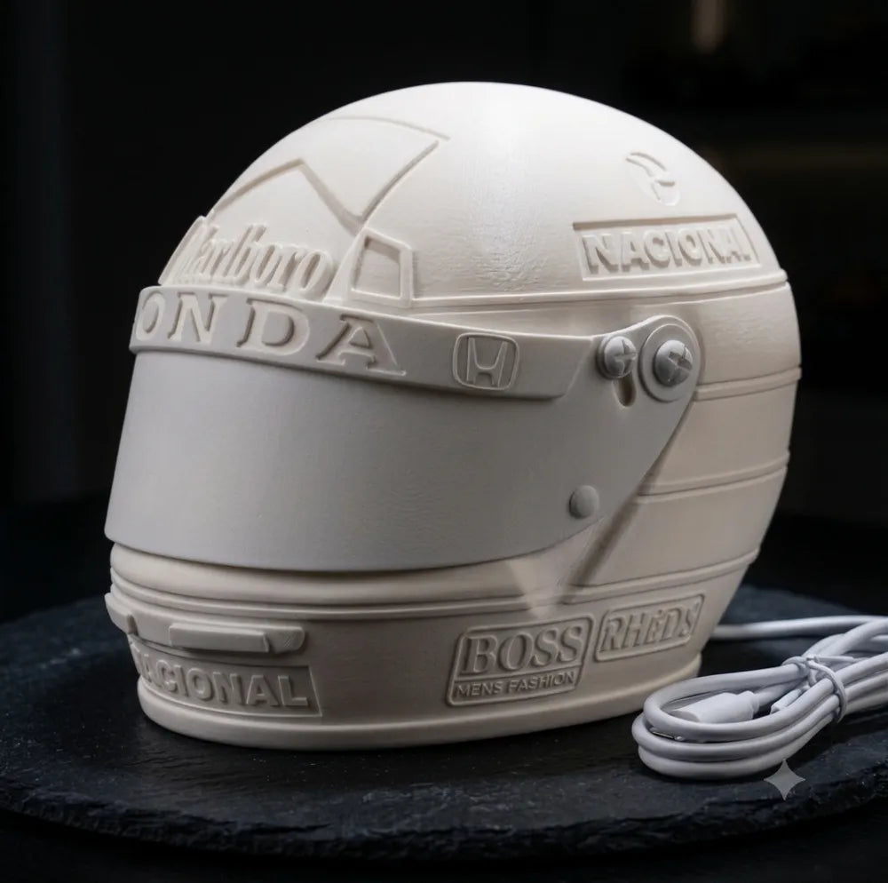 F1 Kask Temalı Dekoratif LED Lamba