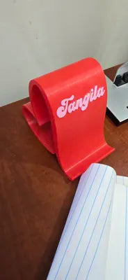 Kalp Telefon Standı | Dekoratif 3D Baskı Akıllı Telefon Tutucu