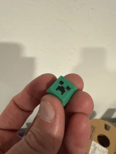 Minecraft Creeper Tuş Başlığı (Keycap) | Mekanik Klavye Tuşu | 4'lü Set