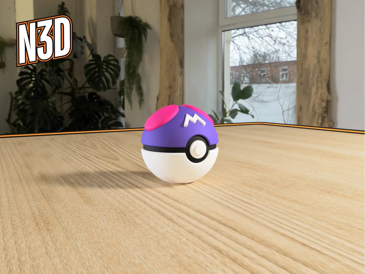 Master Ball – Çok Renkli Koleksiyonluk Poké Ball Figürü