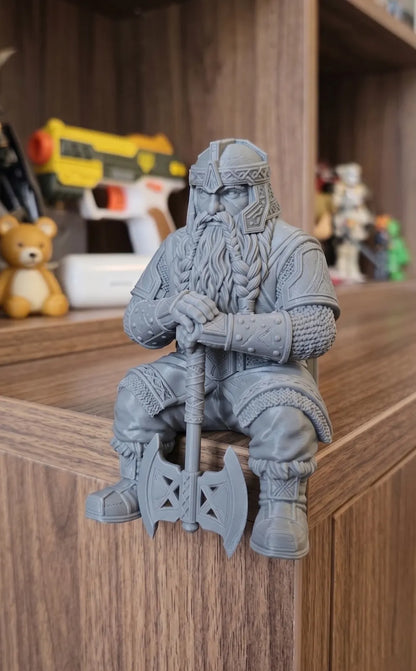 Gimli – Monitor Topper Desk Buddy | Monitör Üstü Dekoratif Figür