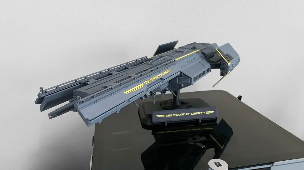 Helldivers 2 Super Destroyer with Stand Replica – Dekoratif Koleksiyon Modeli