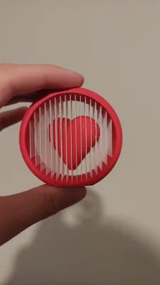 Anneler Günü Askıda Kalp Özel Tasarım | 3D Baskı Dekoratif Hediye