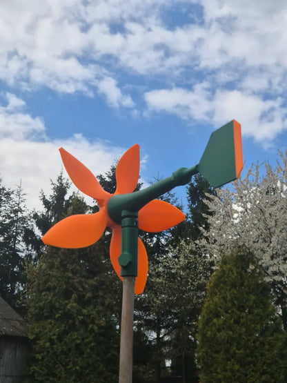 Garden Windmill – Çiçekli Bahçe Rüzgâr Gülü