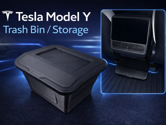 Tesla Model Y Çöp Kutusu ve Saklama Kutusu – Araç İçi Organizer