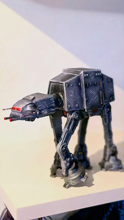 AT-AT Model | Detaylı 3D Baskı Koleksiyonluk Yürüyen Savaş Aracı