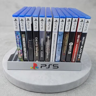 PS5 Oyun Kutusu Standı XL – 18 Oyun Kapasiteli PlayStation 5 Game Holder