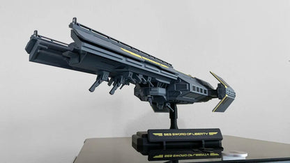 Helldivers 2 Super Destroyer with Stand Replica – Dekoratif Koleksiyon Modeli