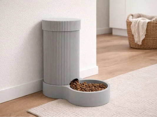Otomatik Kuru Mama Dispenseri – Köpek ve Kedi İçin Modüler Mama Kabı
