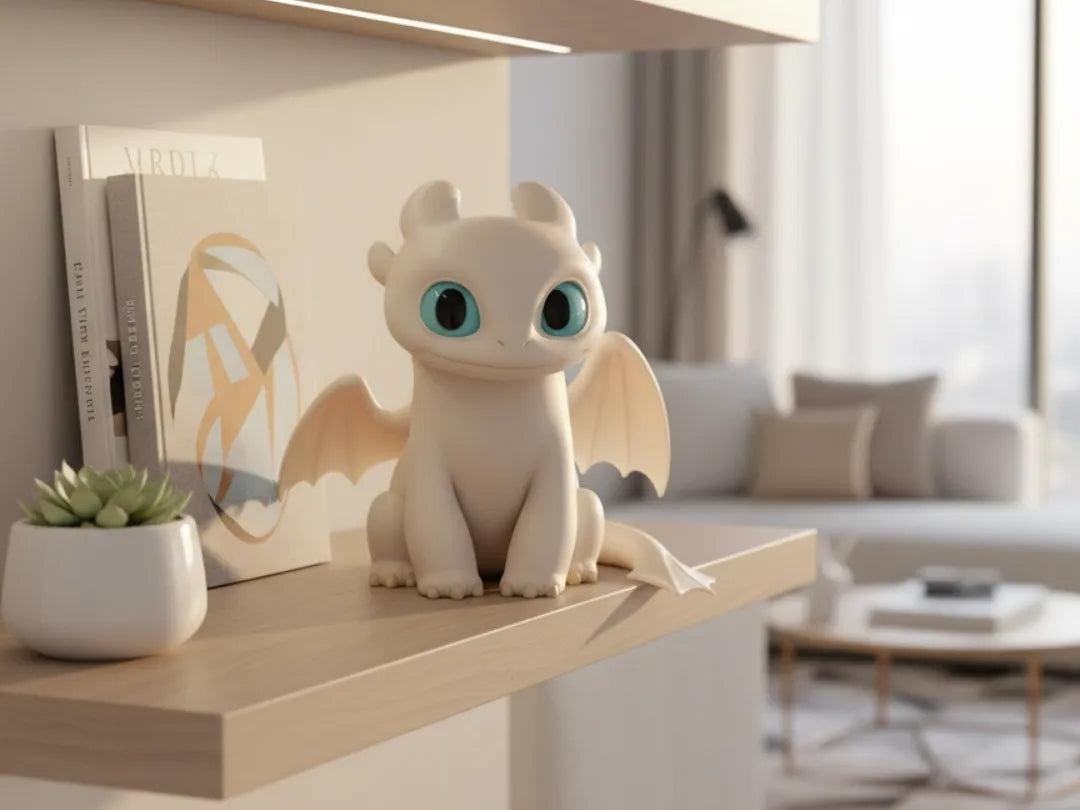 Toothless / Light Fury Statue – Farklı Boyut Seçenekleri