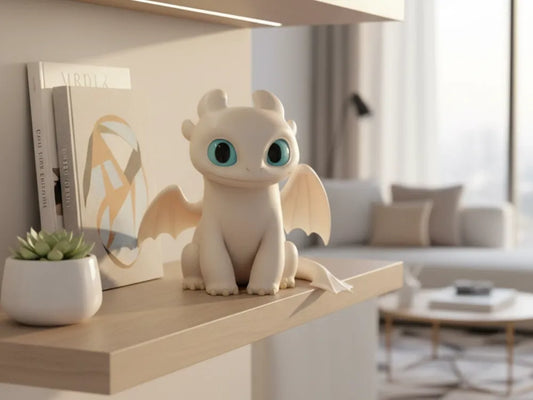 Toothless / Light Fury Statue – Farklı Boyut Seçenekleri