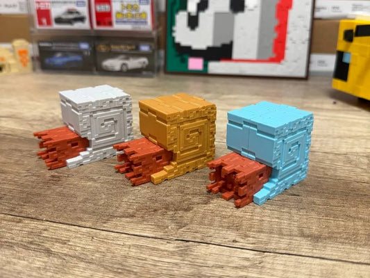 Minecraft Esintili Nautilus Figürü 3'lü set