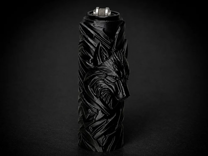 Kurt Temalı Çakmak Kılıfı – Wolf Lighter Case