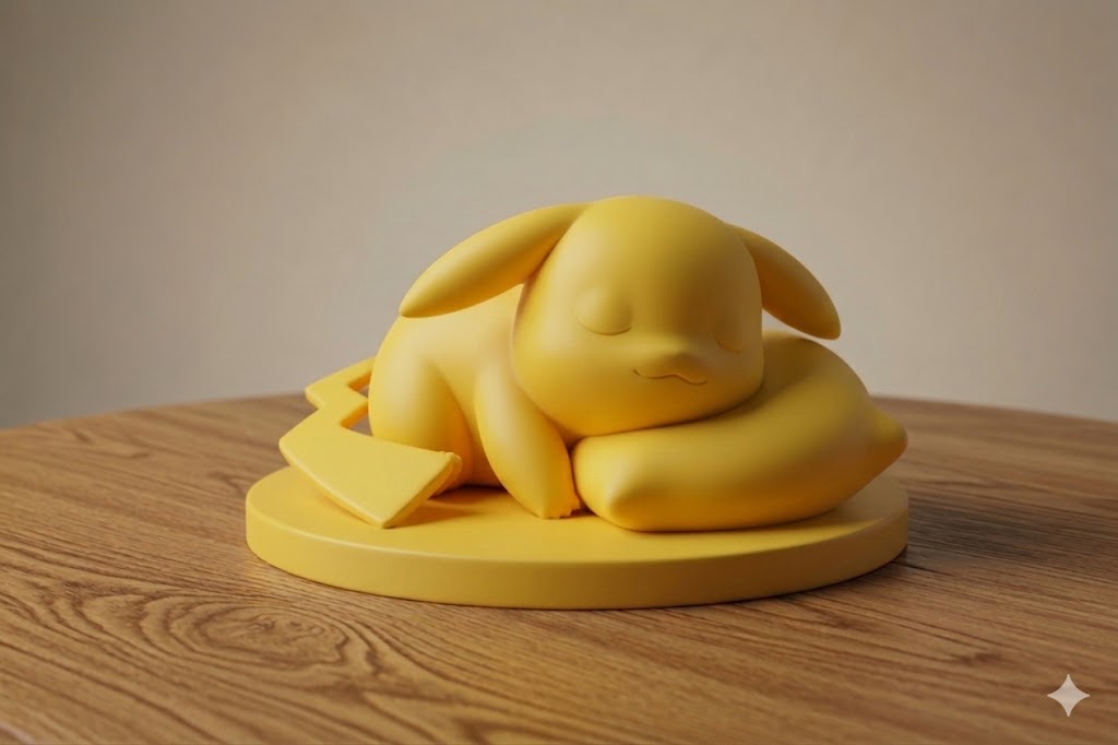 Pokemon | Uyuyan Pikachu Dekoratif Figür