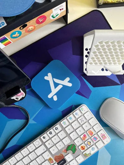 Apple App Store Logosu – Dekoratif Masaüstü ve Duvar Süsü